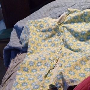 Cherokee Floral Women's Jersey in Yellow and Blue